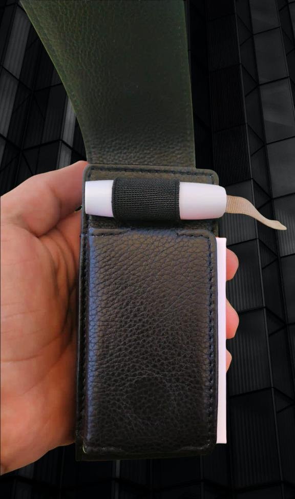 IQP-001 Pierre Cardin leather IQOS holder compact pouch