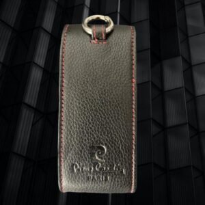 Luxury leather IQOS pouch Pierre Cardin IQP-001 front view