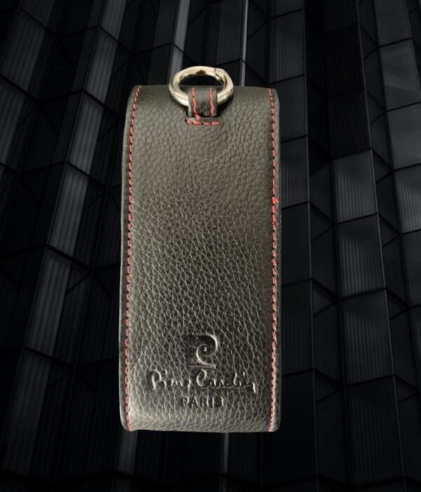 Luxury leather IQOS pouch Pierre Cardin IQP-001 front view
