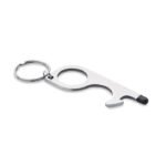 Bourati B-MO6133 multi-functional no-touch key-ring with stylus and bottle opener