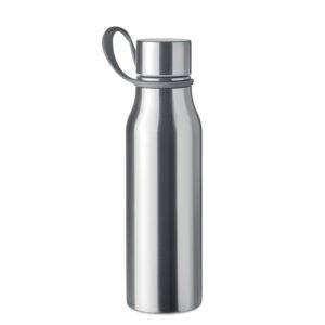 Matt silver 450ml stainless steel thermal bottle
