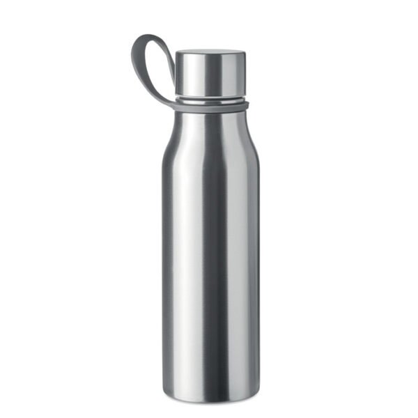 Matt silver 450ml stainless steel thermal bottle
