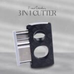 Pierre Cardin 3 in 1 cigar cutter black metal