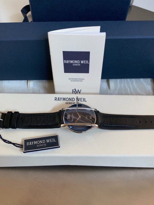 Raymond Weil Othello RW-2012STC black leather watch