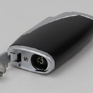 Silver black cigar lighter by Pierre Cardin