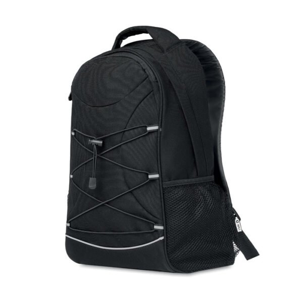 BOURATI 600D RPET reflective backpack for everyday use