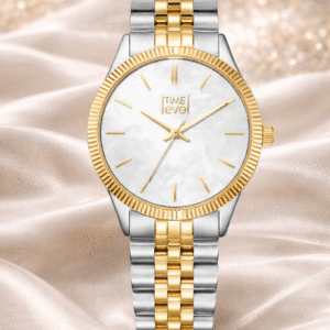 Time Level two tone watch 32mm round case